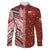 Tonga Language Week Family Matching Tank Maxi Dress and Hawaiian Shirt Ngatu Pattern and Tongan Alphabet - Polynesian Pride
