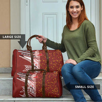 Tonga Language Week Travel Bag Ngatu Pattern and Tongan Alphabet - Polynesian Pride