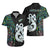 New Zealand Hawaiian Shirt Silver Fern and Manaia with Papua Shell Maori Tribal LT03 - Polynesian Pride