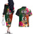 Penama Day Couples Matching Off The Shoulder Long Sleeve Dress and Hawaiian Shirt Proud To Be A Ni-Van Beauty Pacific Flower LT03 - Polynesian Pride