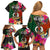 Penama Day Family Matching Off Shoulder Short Dress and Hawaiian Shirt Proud To Be A Ni-Van Beauty Pacific Flower LT03 - Polynesian Pride