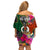 Penama Day Family Matching Off Shoulder Short Dress and Hawaiian Shirt Proud To Be A Ni-Van Beauty Pacific Flower LT03 - Polynesian Pride