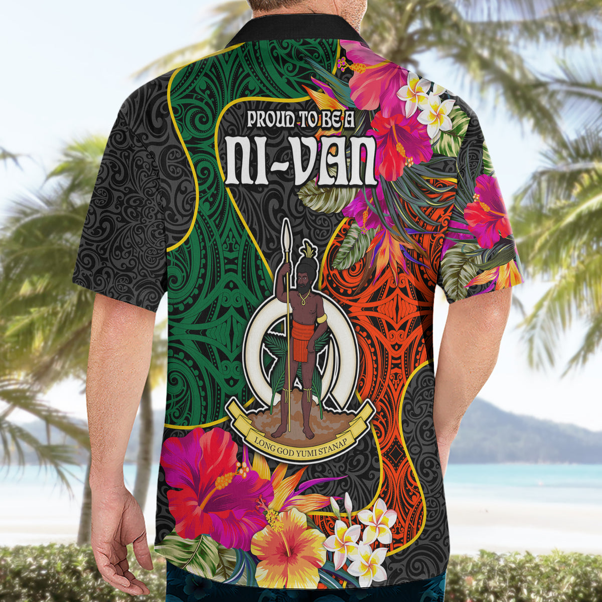 Penama Day Hawaiian Shirt Proud To Be A Ni-Van Beauty Pacific Flower LT03 - Polynesian Pride