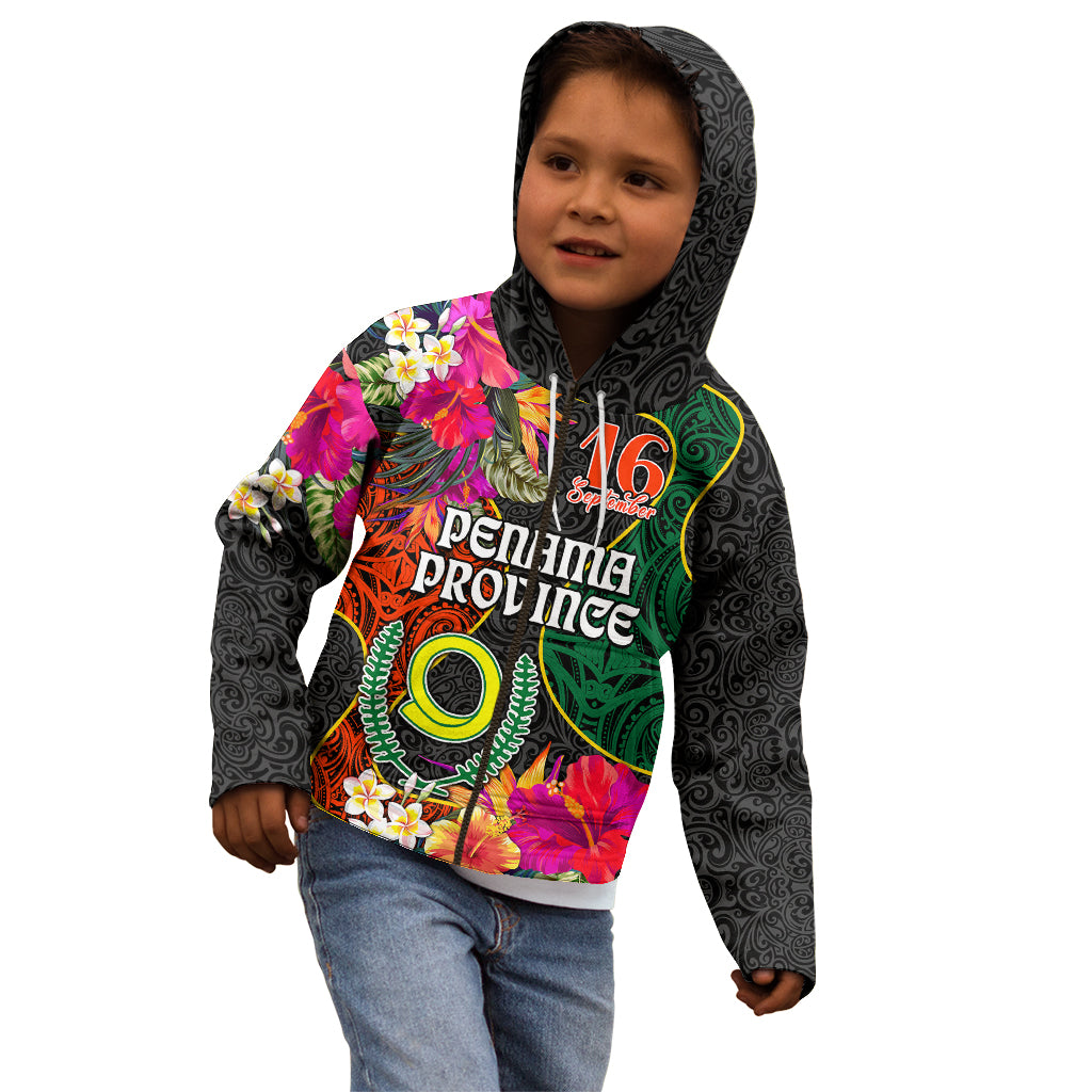 Penama Day Kid Hoodie Proud To Be A Ni-Van Beauty Pacific Flower LT03 - Polynesian Pride