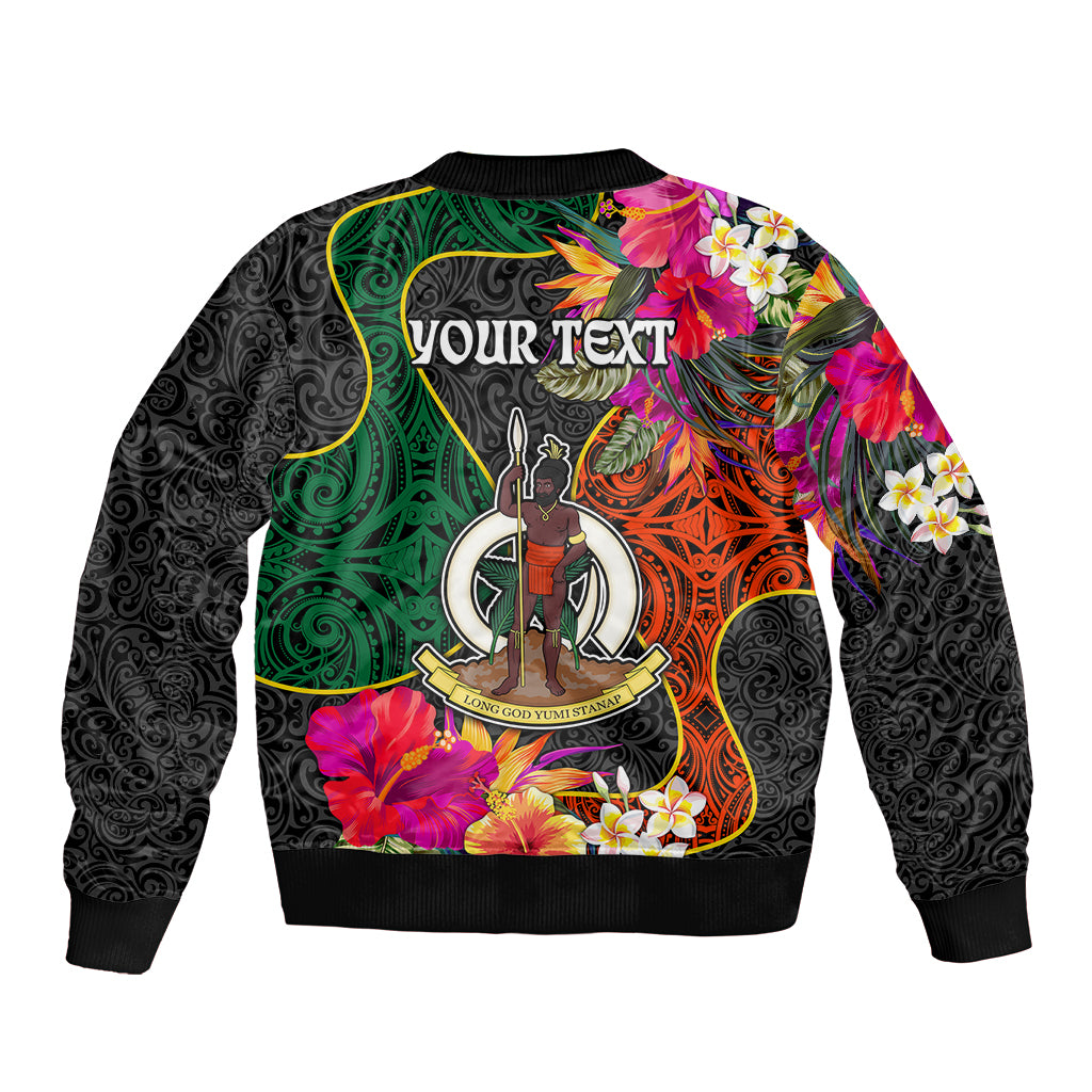Personalised Penama Day Bomber Jacket Proud To Be A Ni-Van Beauty Pacific Flower LT03 - Polynesian Pride