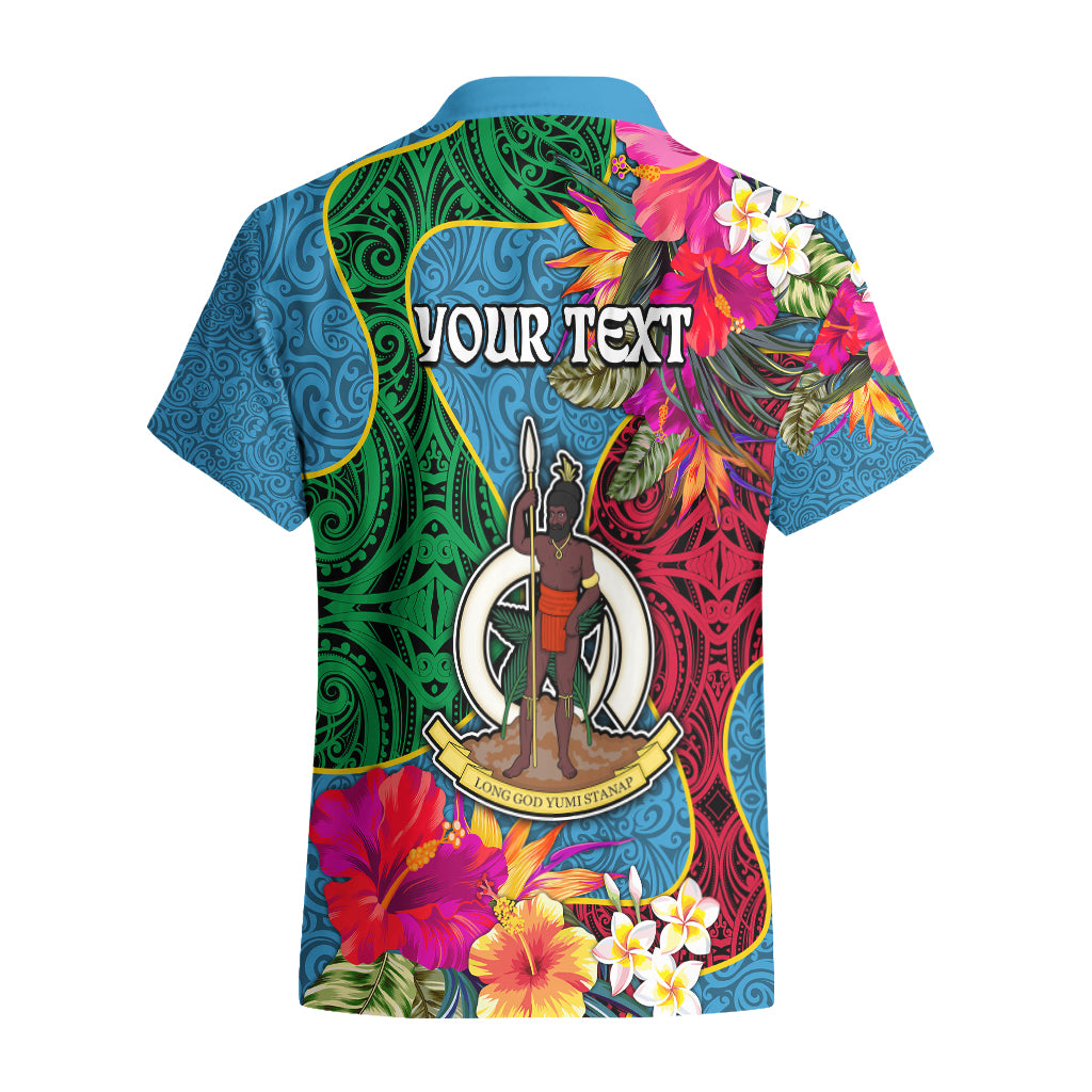 Personalised Sanma Day Hawaiian Shirt Proud To Be A Ni-Van Beauty Pacific Flower LT03 - Polynesian Pride