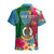 Personalised Sanma Day Hawaiian Shirt Proud To Be A Ni-Van Beauty Pacific Flower LT03 - Polynesian Pride