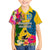 Personalised Malampa Day Family Matching Off Shoulder Maxi Dress and Hawaiian Shirt Proud To Be A Ni-Van Beauty Pacific Flower LT03 - Polynesian Pride