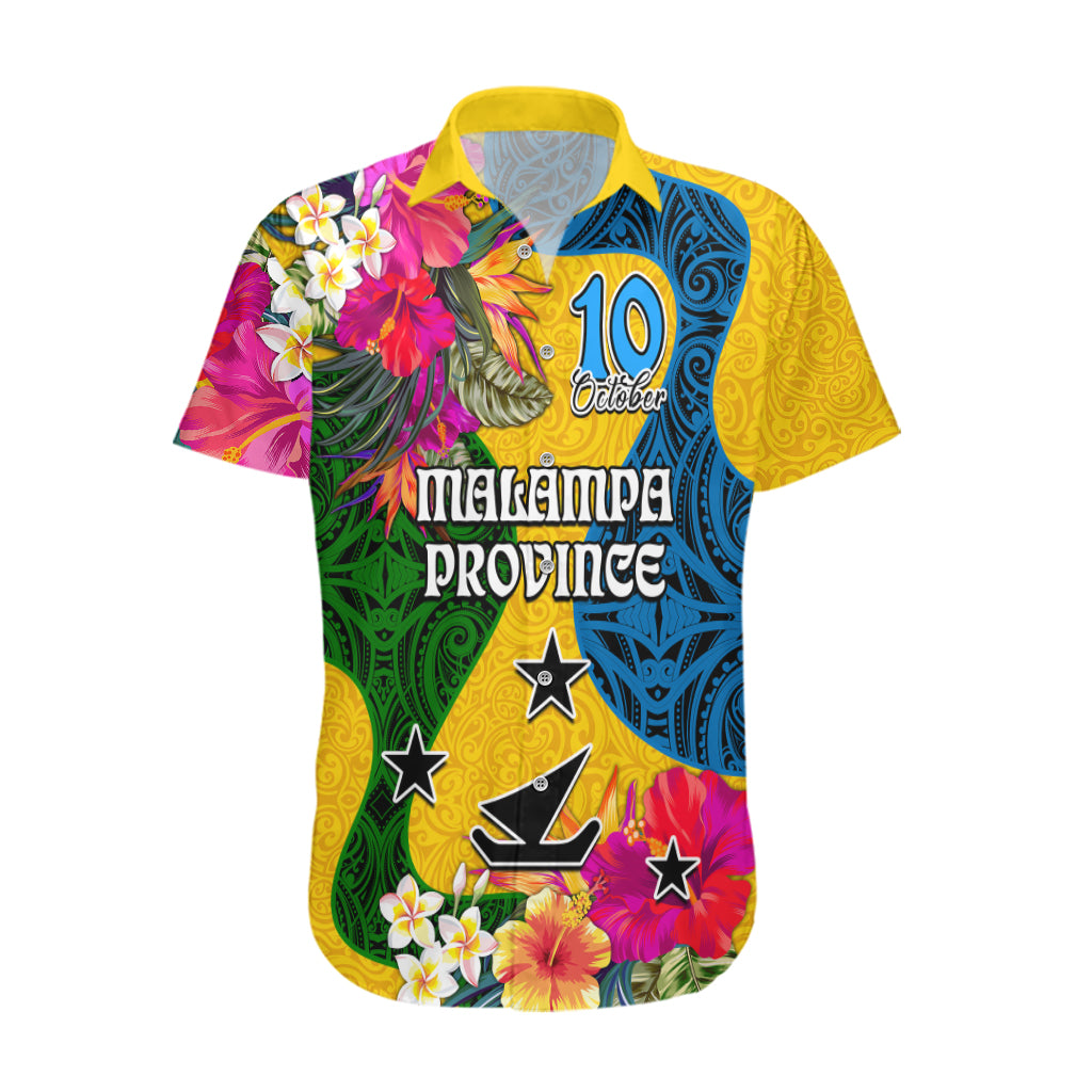 Personalised Malampa Day Hawaiian Shirt Proud To Be A Ni-Van Beauty Pacific Flower LT03 Yellow - Polynesian Pride