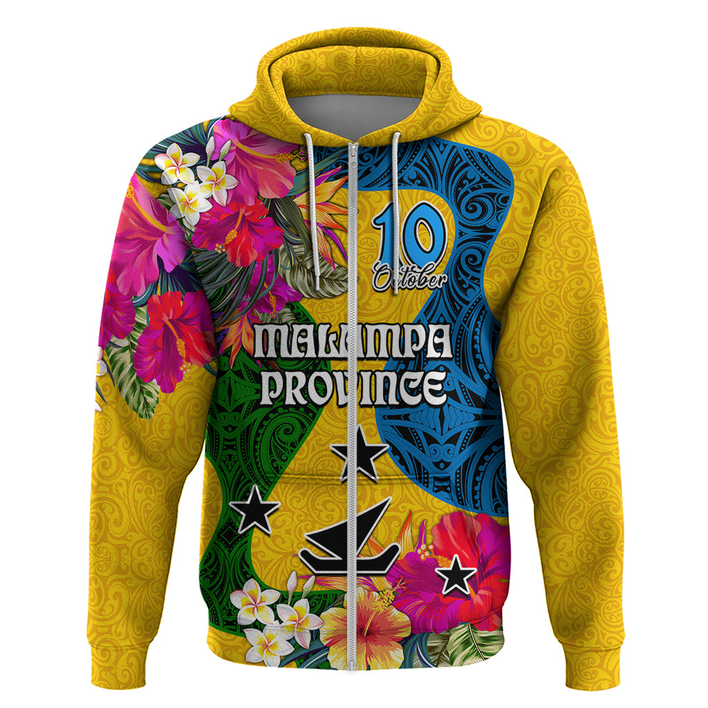 Personalised Malampa Day Hoodie Proud To Be A Ni-Van Beauty Pacific Flower LT03 - Polynesian Pride