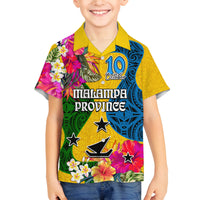 Personalised Malampa Day Kid Hawaiian Shirt Proud To Be A Ni-Van Beauty Pacific Flower LT03 - Polynesian Pride