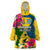 Personalised Malampa Day Wearable Blanket Hoodie Proud To Be A Ni-Van Beauty Pacific Flower LT03 One Size Yellow - Polynesian Pride