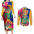 Torba Day Couples Matching Long Sleeve Bodycon Dress and Long Sleeve Button Shirts Proud To Be A Ni-Van Beauty Pacific Flower LT03 Yellow - Polynesian Pride