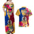 Torba Day Couples Matching Off Shoulder Maxi Dress and Hawaiian Shirt Proud To Be A Ni-Van Beauty Pacific Flower LT03 - Polynesian Pride