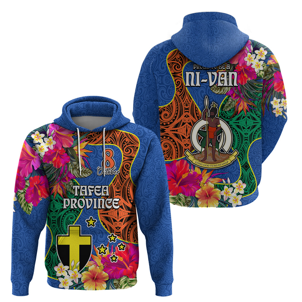 Tafea Day Hoodie Proud To Be A Ni-Van Beauty Pacific Flower LT03 - Polynesian Pride
