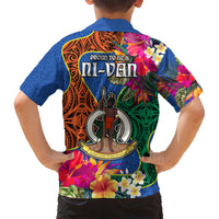 Tafea Day Kid Hawaiian Shirt Proud To Be A Ni-Van Beauty Pacific Flower LT03 - Polynesian Pride