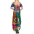 Tafea Day Summer Maxi Dress Proud To Be A Ni-Van Beauty Pacific Flower LT03 - Polynesian Pride