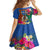 Personalised Tafea Day Family Matching Off Shoulder Short Dress and Hawaiian Shirt Proud To Be A Ni-Van Beauty Pacific Flower LT03 - Polynesian Pride