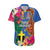 Personalised Tafea Day Hawaiian Shirt Proud To Be A Ni-Van Beauty Pacific Flower LT03 Blue - Polynesian Pride