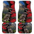 New Zealand Kea And Pohutukawa Car Mats With The Mountain Landscape