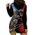 New Zealand Kea And Pohutukawa Hoodie Dress With The Mountain Landscape