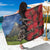 New Zealand Kea And Pohutukawa Sarong With The Mountain Landscape