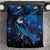 New Zealand Tui Bird Bedding Set The Pleiades Star Cluster and Koru Tribal Tattoo Galaxy Vibe