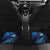 New Zealand Tui Bird Car Mats The Pleiades Star Cluster and Koru Tribal Tattoo Galaxy Vibe