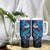 New Zealand Tui Bird Tumbler With Handle The Pleiades Star Cluster and Koru Tribal Tattoo Galaxy Vibe