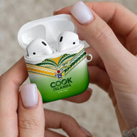 Cook Islands Rugby AirPods Case Six Eight Two to The World - Tatau Tribal Motif