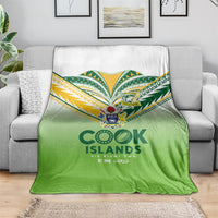 Cook Islands Rugby Blanket Six Eight Two to The World - Tatau Tribal Motif