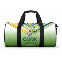 Cook Islands Rugby Duffle Bag Six Eight Two to The World - Tatau Tribal Motif