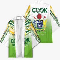 Cook Islands Rugby Kimono Six Eight Two to The World - Tatau Tribal Motif