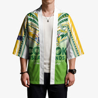 Cook Islands Rugby Kimono Six Eight Two to The World - Tatau Tribal Motif