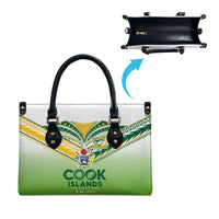 Cook Islands Rugby Leather Bag Six Eight Two to The World - Tatau Tribal Motif