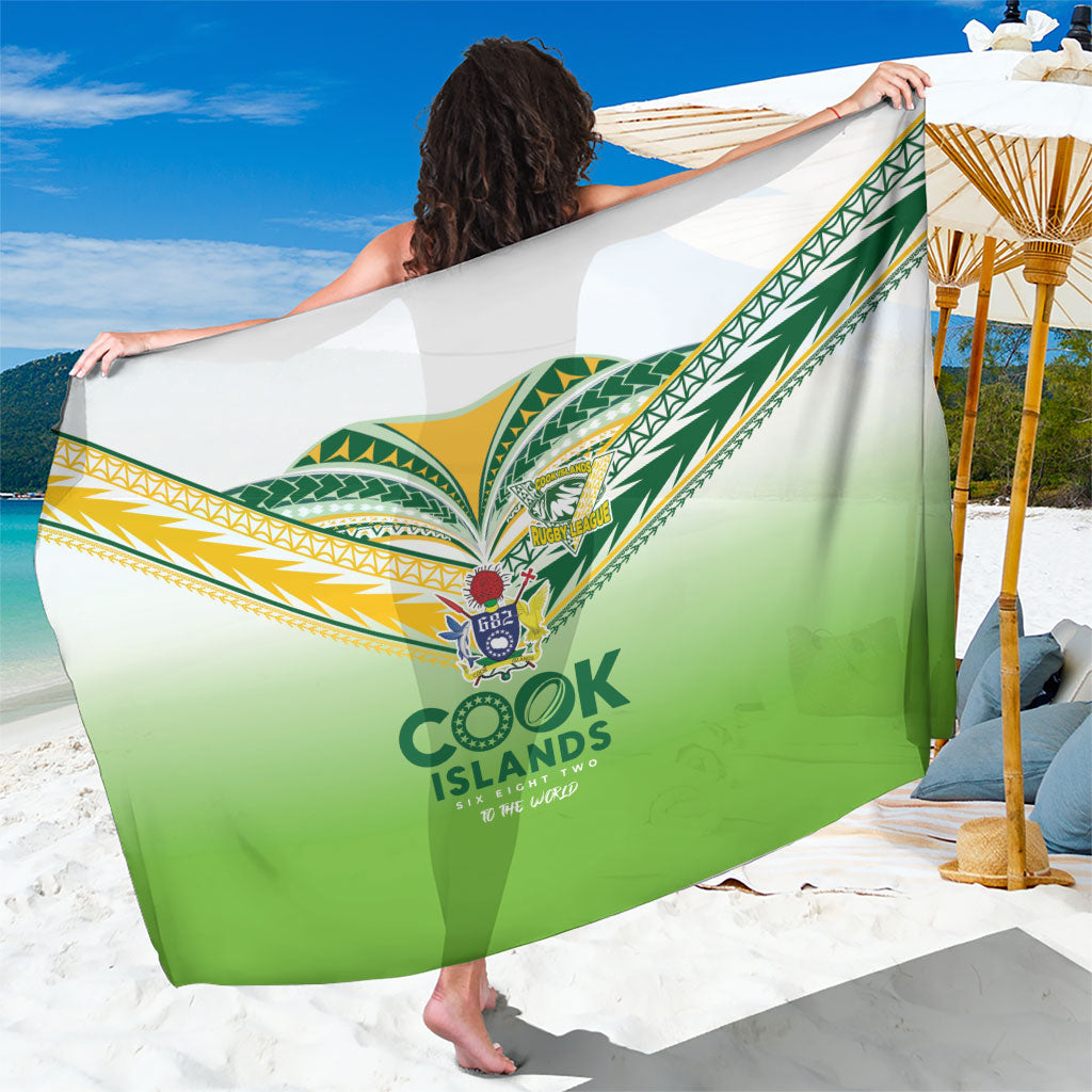 Cook Islands Rugby Sarong Six Eight Two to The World - Tatau Tribal Motif