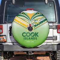 Cook Islands Rugby Spare Tire Cover Six Eight Two to The World - Tatau Tribal Motif