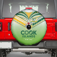 Cook Islands Rugby Spare Tire Cover Six Eight Two to The World - Tatau Tribal Motif
