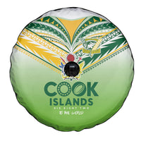 Cook Islands Rugby Spare Tire Cover Six Eight Two to The World - Tatau Tribal Motif
