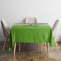 Cook Islands Rugby Tablecloth Six Eight Two to The World - Tatau Tribal Motif