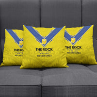 Niue Rugby Pillow Cover Six Eight Three to The World - Hiapo Tribal Motif