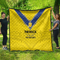 Niue Rugby Quilt Six Eight Three to The World - Hiapo Tribal Motif