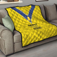 Niue Rugby Quilt Six Eight Three to The World - Hiapo Tribal Motif
