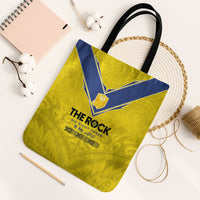 Niue Rugby Tote Bag Six Eight Three to The World - Hiapo Tribal Motif