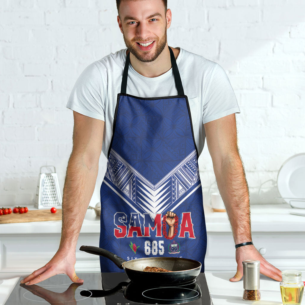 Samoa Rugby Apron Six Eight Five to The World - Pacific Motif