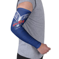 Samoa Rugby Custom Arm Sleeves Six Eight Five to The World - Pacific Motif