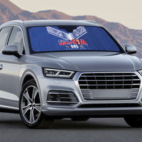 Samoa Rugby Auto Sun Shade Six Eight Five to The World - Pacific Motif
