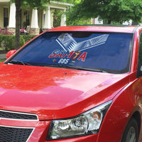 Samoa Rugby Auto Sun Shade Six Eight Five to The World - Pacific Motif
