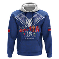 Samoa Rugby Custom Hoodie Six Eight Five to The World - Pacific Motif LT03 Pullover Hoodie Multicolor - Polynesian Pride