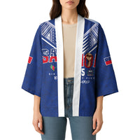 Samoa Rugby Custom Kimono Six Eight Five to The World - Pacific Motif